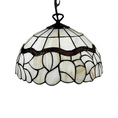 12 Inch Width Tiffany Style Vintage Shade Mini Pendant Light