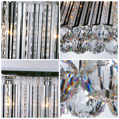 Bring Sparkle to Your Home's Interior with Clear Crystal Pendant Chandelier