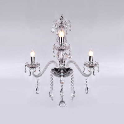 Chandelier Features Hand-formed Crystal Arms and Finely Cut Crystal Adds Extra touch of Glamour to Your Decor