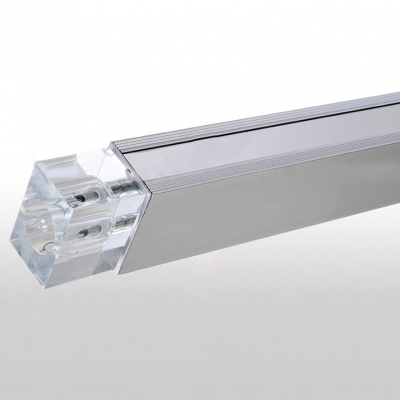 LED Modern Close To Ceiling Light Chrome Finished 12-Light