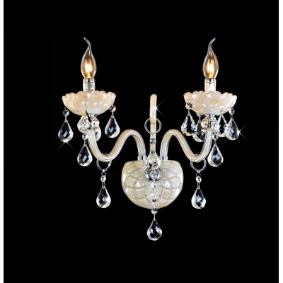Glamorous Unique Design Add Elegance to16'' High Amazing   Crystal Wall Light