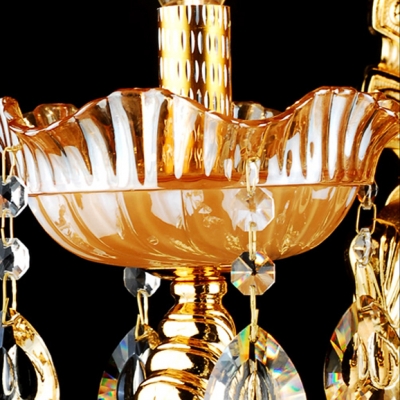 Glamourous Dazzling Gold Single Light Wall Sconce with Clear Lead Crystal