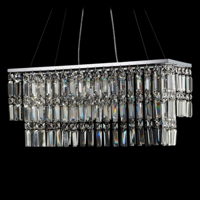Golden Shadow Large Crystal Chandelier Brightens Any Room with Jewelry-like Design