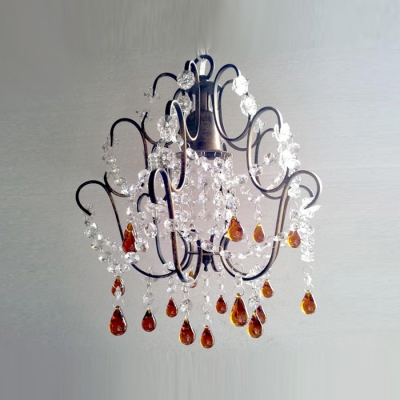 Intricately Accented and Masterfully Designed Chandelier Features White Finish and Gracefully Sculpted Arms