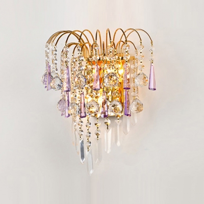 Add Dramatic Touch to Your Home Decor with Enchanting Crystal Wall Sconce