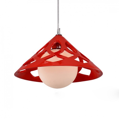 Downard Cone Shaped Resin Made Mini Pendant Light