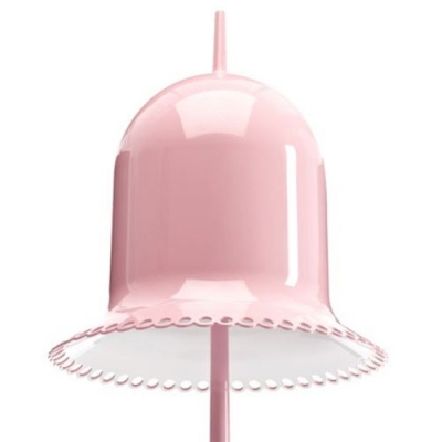 Lovely and Beautiful Pink/Black Finished Hat Shaped Designer Floor Lamp