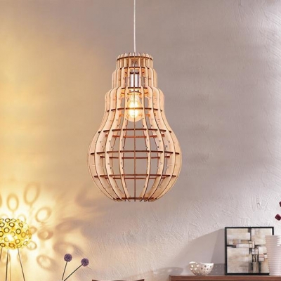Gourd Shaped 19.6”Wide Large Designer Pendant Light Add Natural Feel to Your House