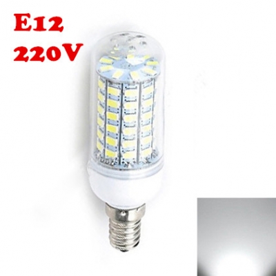 6W 220V E12 6500K Clear LED Corn Bulb
