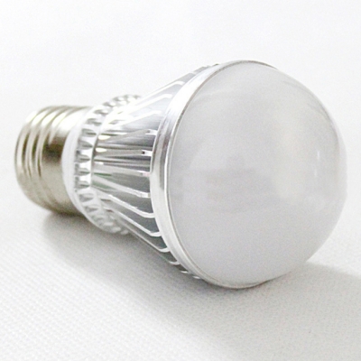 Cool White Light Silver 300lm E27 3W LED Bulb