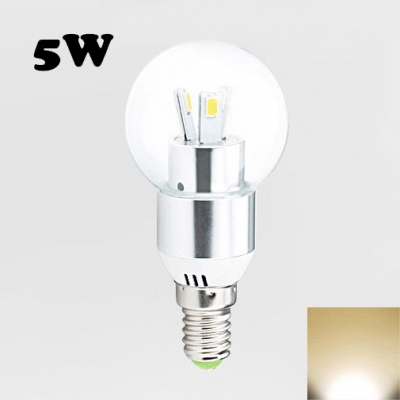 Warm White 9Leds E27 LED Globe Bulb 5W