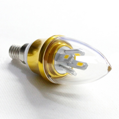 10Pcs E14-5730 AC85-265V 4W LED Candle Bulb