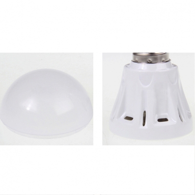 5W 2835SMD E27  Warm White Plastic LED Globe Bulb