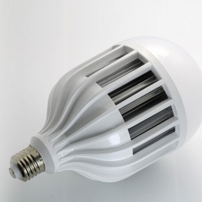 Plastic 3W E27 Cool White Light LED Globe Bulb