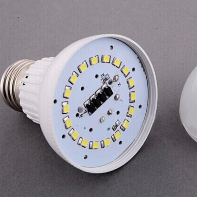 White PC 180° E27 12W 3000K LED Ball Bulb