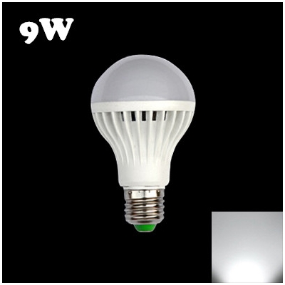 220V White LED Globe Bulb E27 7W Cool White Light