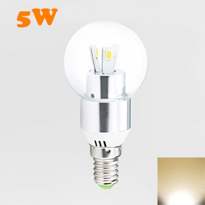9Leds E14 LED Globe Bulb 3W Warm White