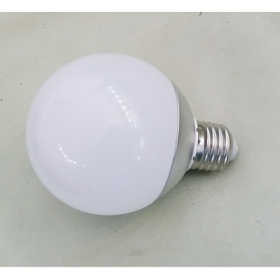 Warm White Chrome E27 9W  LED Globe Bulb