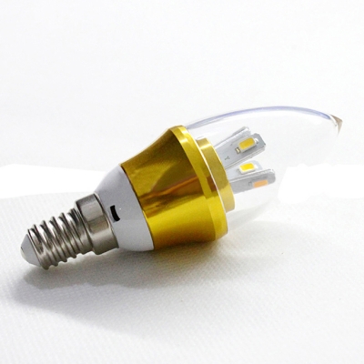 Cool  White E14-5730 AC85-265V 5W LED Candle Bulb