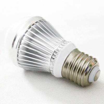 10Pcs LED Bulb Cool White Light Silver 300lm E27 5W