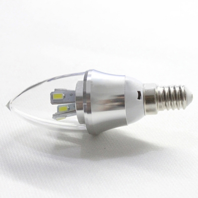 5W Warm  White E14-5730 AC85-265V LED Candle Bulb