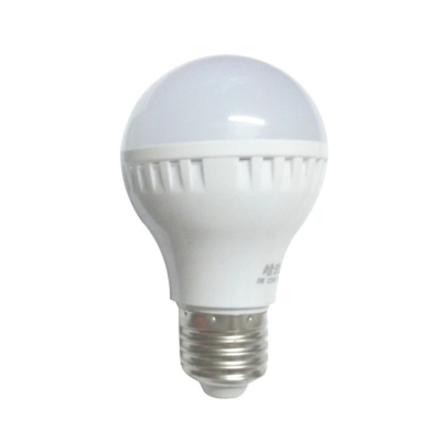 9W White PC E27  LED Globe Bulb 240lm 6000K