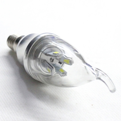 LED Candle Bulb AC85-265V E14-5730 4W