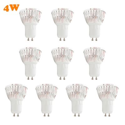 10 Pcs GU10 4W Warm White LED Par Bulb