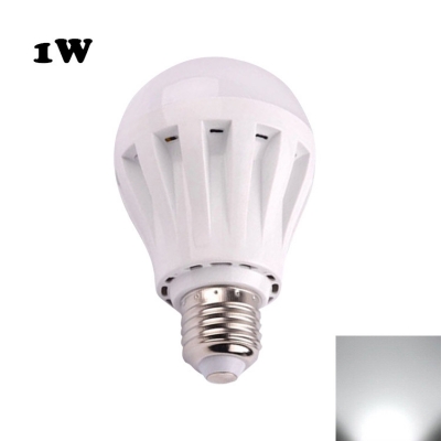 2835SMD E27 1W PC LED Globe Bulb Cool White Light