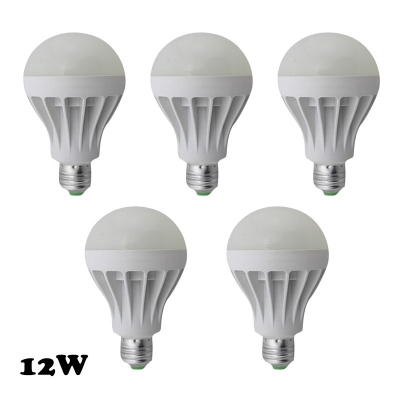 

5730SMD Cool White 12W 5Pcs E27 350lm LED Globe Bulb, HL387965