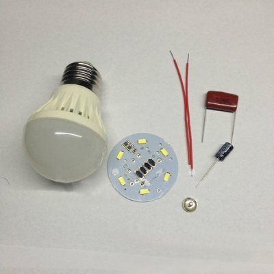 LED Globe Bulb 85*50mm 6Leds  SMD5630 PP  220V 6000K