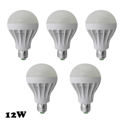 12W 5Pcs E27 350lm 5730SMD LED Globe Bulb