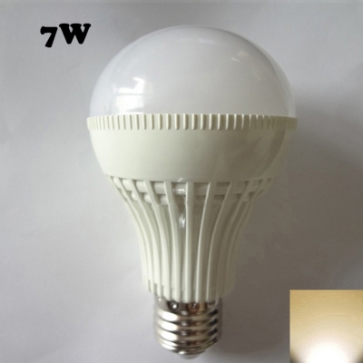 7W 220V E27 180 Warm White Lighted LED Globe Bulb