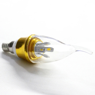 E14-5730 Cool  White  AC85-265V 5W LED Candle Bulb