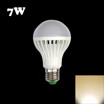 220V 7W E27 Warm White Light LED Globe Bulb
