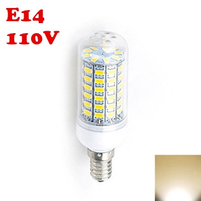 220V E12 6W 2850K Clear LED Corn Bulb