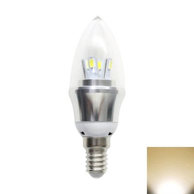 4W LED Candle Bulb E14-5730 AC85-265V