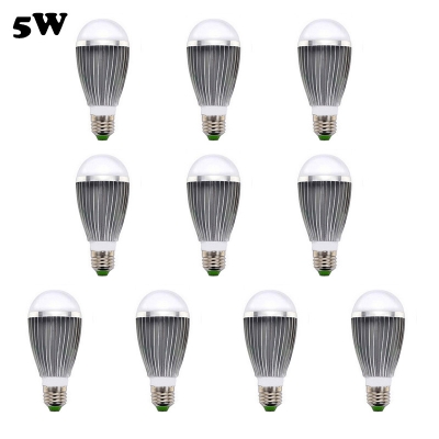 5W 10Pcs E27 Warm White Light 6Led-5730SMD