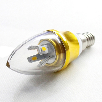 Cool  White E14-5730 AC85-265V 5W LED Candle Bulb