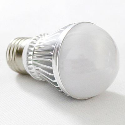 10Pcs LED Bulb Cool White Light Silver 300lm E27 5W