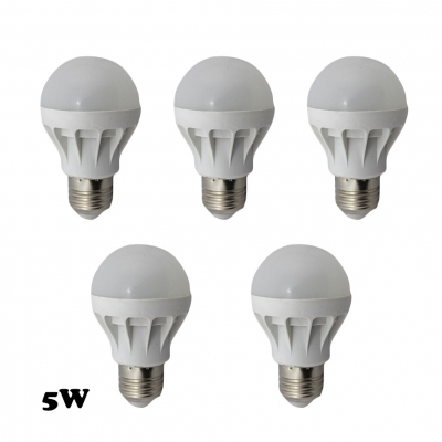 5Pcs E27 5W 350lm 5730SMD LED Globe Bulb