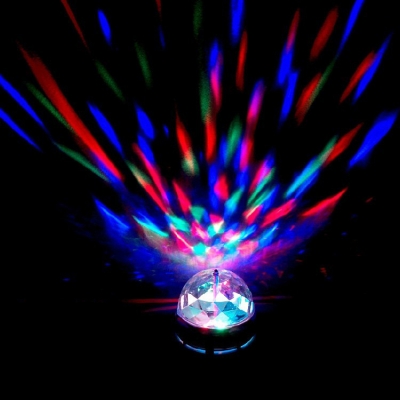 5Pcs RGB Colorful 220V E27 3W Mini LED Ball Bulb