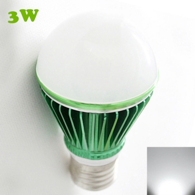 LED Globe Bulb Green 300lm E27 3W Cool White Light