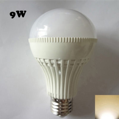 180 220V E27 9W Warm White Lighted LED Globe Bulb