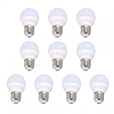 9W 10Leds 360 220V E27 Cool White Light 10 Packs