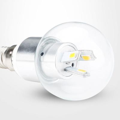 E27 300lm 120° 9Leds LED Globe Bulb 5W Cool White