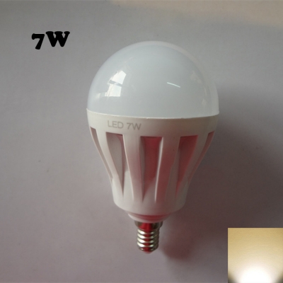 Warm White 7W 220V E14  LED Globe Bulb 2835SMD 180°