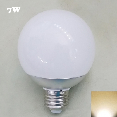 2700K Chrome E27 7W  LED Globe Bulb