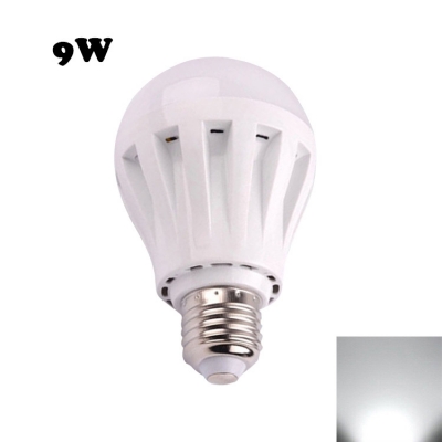 9W 2835SMD E27  PC LED Globe Bulb Cool White Light