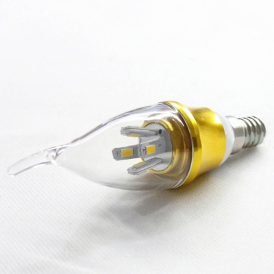 E14-5730 Cool  White  AC85-265V 5W LED Candle Bulb